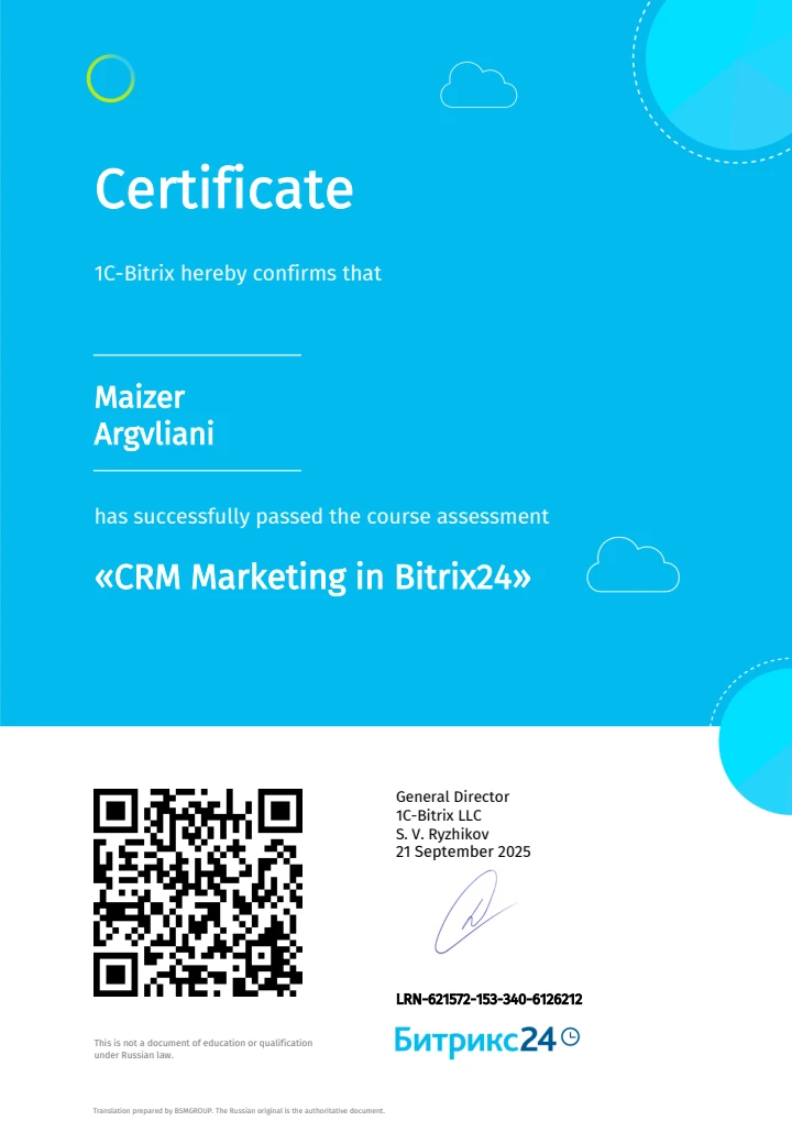 CRM Marketing in Bitrix24